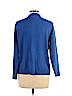 Karen Scott 100% Acrylic Blue Cardigan Size L (petite) - photo 2