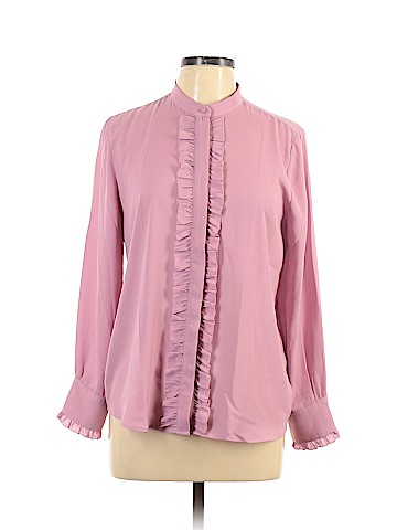 Ann Taylor Long Sleeve Button-Down Shirt (view 1)