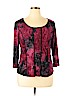 Roz & Ali Pink 3/4 Sleeve Top Size XL - photo 1