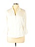 Coldwater Creek Ivory Long Sleeve Button-Down Shirt Size XL (petite) - photo 1