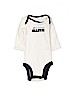 Carter's 100% Cotton White Long Sleeve Onesie Size Newborn - photo 1