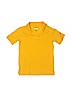 George Solid Yellow Short Sleeve Polo Size 8 - photo 1