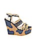 Alessandro Dell'Acqua Blue Wedges Size EU 37 1/2 - photo 1