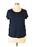 Gap 100% Rayon Blue Short Sleeve Top Size XL - photo 1