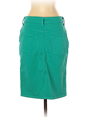 Garnet Hill Denim Skirt (view 2)