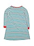 Sophie and Sam 100% Cotton Stripes Teal Dress Size 7 - 8 - photo 2
