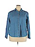 Assorted Brands 100% Cotton Blue Long Sleeve Button-Down Shirt Size XXL - photo 1