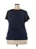 Lane Bryant 100% Cotton Blue Short Sleeve Top Size 18 - 20 Plus - photo 2