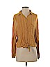 American Eagle Outfitters 100% Rayon Orange Long Sleeve Blouse Size S - photo 1