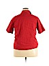 New Directions Red Short Sleeve Blouse Size 3X - photo 2