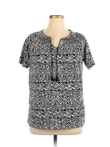 Lauren by Ralph Lauren Short Sleeve Top (view 1)