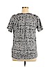 Lauren by Ralph Lauren 100% Cotton Black Short Sleeve Top Size 1X - photo 2