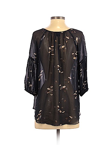 Club Monaco 3/4 Sleeve Silk Top (view 2)