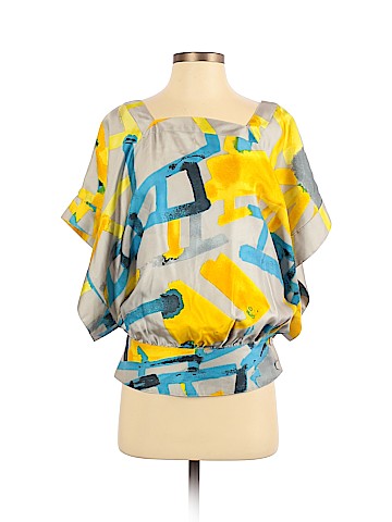See By Chloé Short Sleeve Silk Top (view 1)