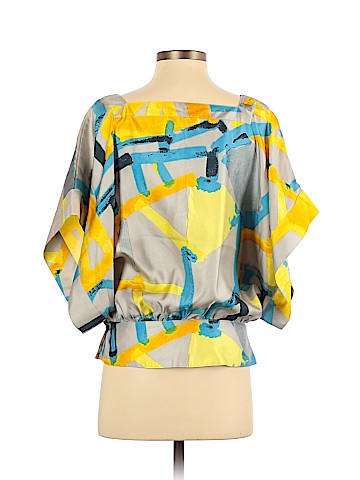 See By Chloé Short Sleeve Silk Top (view 2)