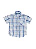 Pumpkin Patch 100% Cotton Blue Short Sleeve Button-Down Shirt Size 3 - photo 1