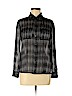 Jones New York Black Long Sleeve Blouse Size 8 (petite) - photo 1