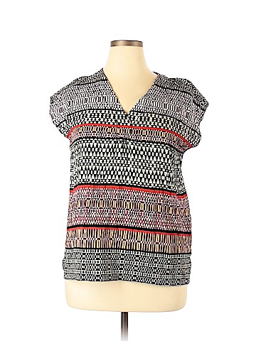 Liz Claiborne Short Sleeve Blouse (view 1)