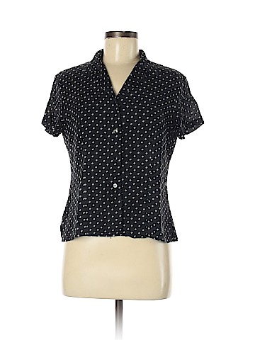 Jones New York Collection Short Sleeve Silk Top (view 1)
