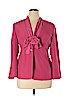 Bloomingdale's 100% Polyester Pink Blazer Size 14 - photo 1