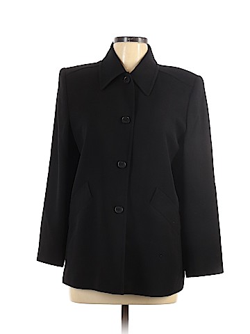 Linda Allard Ellen Tracy Wool Blazer (view 1)