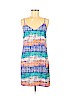 Aqua 100% Polyester Blue Casual Dress Size M - photo 1