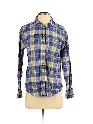 American Eagle Outfitters Long Sleeve Button-Down Shirt (view 1)