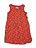 Old Navy 100% Rayon Print Orange Special Occasion Dress Size 5 - photo 1