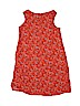 Old Navy 100% Rayon Print Orange Special Occasion Dress Size 5 - photo 2