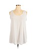 Terra & Sky White Tank Top Size 0X - photo 1