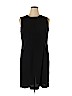 Perceptions 100% Polyester Black Casual Dress Size 14 - photo 1