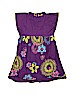 Sophie Catalou 100% Cotton Floral Purple Dress Size 4 - photo 2