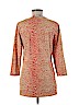 J. McLaughlin Orange 3/4 Sleeve Top Size M - photo 2