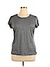 Tek Gear 100% Polyester Gray Active T-Shirt Size XL - photo 1