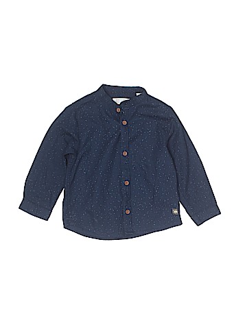 Zara Baby Long Sleeve Button-Down Shirt (view 1)