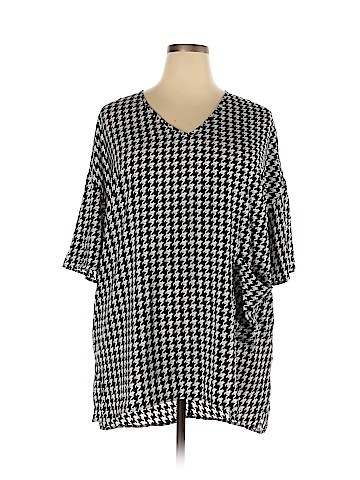 Woman Within Short Sleeve Blouse (view 1)