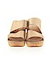 Korks 100% Leather Gold Wedges Size 8 - photo 2
