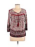 Lucky Brand White 3/4 Sleeve Top Size M - photo 1