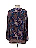 Tolani 100% Silk Blue Long Sleeve Silk Top Size XS - photo 2