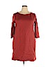 Garnet Hill 100% Pima Cotton Orange Casual Dress Size 18 - photo 1