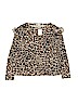 Crewcuts 100% Cotton Animal Print Tan Long Sleeve Top Size 14 - photo 1