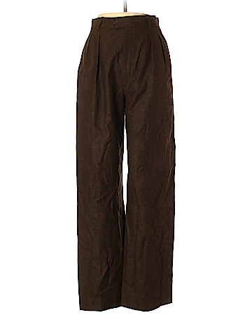 Yves Saint Laurent Rive Gauche Wool Pants (view 1)