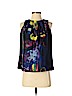 RACHEL Rachel Roy 100% Polyester Blue Sleeveless Blouse Size 0 - photo 1