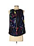 RACHEL Rachel Roy 100% Polyester Blue Sleeveless Blouse Size 0 - photo 2