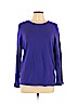 Talbots Purple Pullover Sweater Size L - photo 1