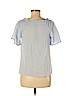 Lucky Brand Blue Short Sleeve Blouse Size XS - photo 2
