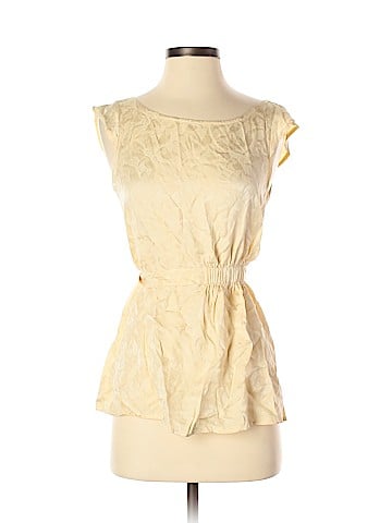 Marc by Marc Jacobs Short Sleeve Silk Top (view 1)