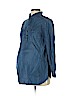 Liz Lange Maternity for Target 100% Lyocell Blue Long Sleeve Button-Down Shirt Size S - photo 1