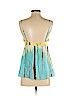 BCBGMAXAZRIA 100% Silk Yellow Sleeveless Silk Top Size S - photo 2