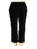 Alfred Dunner Black Velour Pants Size 14 - photo 1